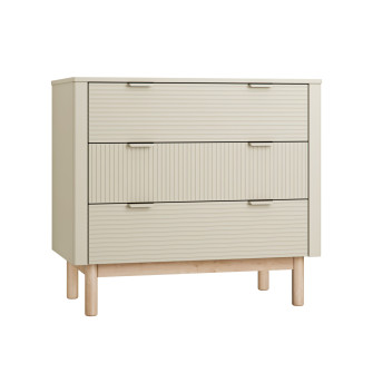 Chest of drawers with 3 drawers (Stripe collection)